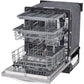 LG 24 in. Top Control Wi-Fi Enabled Dishwasher with TrueSteam and 3rd Rack (LDTS5552S)