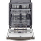 LG 24 in. Top Control Wi-Fi Enabled Dishwasher with TrueSteam and 3rd Rack in Black Stainless Steel (LDTS5552D)