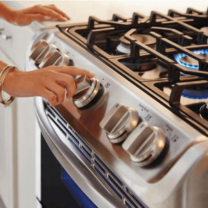 LG 30 in. Freestanding Gas Range with Double Oven in Stainless Steel 6.9 Cu.Ft. (LDG4313ST)