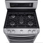 LG 30 in. Freestanding Gas Range with Double Oven in Stainless Steel 6.9 Cu.Ft. (LDG4313ST)