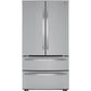 LG 36 in. 4-Door French Door Refrigerator in Stainless Steel 23 Cu. Ft. (LMWC23626S)