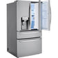LG 36 in. 4-Door French Door Refrigerator in Stainless Steel 23 Cu. Ft. (LRMDC2306S)