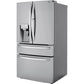 LG 36 in. 4-Door French Door Refrigerator in Stainless Steel 23 Cu. Ft. (LRMDC2306S)