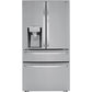 LG 36 in. 4-Door French Door Refrigerator in Stainless Steel 23 Cu. Ft. (LRMDC2306S)