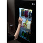 LG 36 in. Side-by-Side InstaView Refrigerator with Craft Ice in Black Stainless 27 Cu. Ft. (LRSOS2706D)