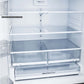 LG 36 in. Wi-Fi Enabled 3-Door French Door Refrigerator in Stainless Steel 22 Cu. Ft. (LFXS26973S)