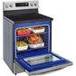 LG 30 in. 6.3-Cu. Ft. Electric Smart Range with EasyClean, Stainless Steel (LREL6321S)