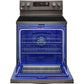 LG 30 in. 6.3-Cu. Ft. Electric Smart Range with EasyClean and AirFry Black Stainless Steel (LREL6323D)