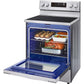 LG 30 in. 6.3-Cu. Ft. Electric Smart Range with EasyClean and AirFry Stainless Steel (LREL6323S)