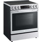 LG 30 in. 6.3-Cu. Ft. Smart Wi-Fi Enabled ProBake Convection InstaView Electric Slide-in Range with Air Fry, Stainless Steel (LSEL6335F)