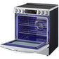 LG 30 in. 6.3-Cu. Ft. Smart Wi-Fi Enabled ProBake Convection InstaView Electric Slide-in Range with Air Fry, Stainless Steel (LSEL6335F)