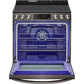 LG 30 in. 6.3-Cu Ft. Smart Wi-Fi Enabled Fan Convection Electric Slide-in Range with Air Fry and EasyClean (LSEL6333D)
