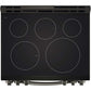 LG 30 in. 6.3-Cu Ft. Smart Wi-Fi Enabled Fan Convection Electric Slide-in Range with Air Fry and EasyClean (LSEL6333D)