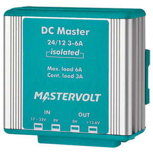 Mastervolt Converters & Reducers - DC/DC Master Series with Isolator - 24VDC Input - 12VDC Ouput - (3 Amp)