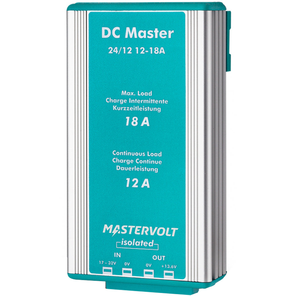 Mastervolt Converters & Reducers - DC/DC Master Series with Isolator - 24VDC Input - 12VDC Ouput - (12 Amp)