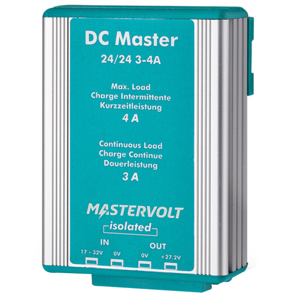 Mastervolt Converters & Reducers - DC/DC Master Series with Isolator - 24VDC Input - 24VDC Ouput - (3 Amp)