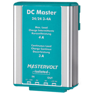Mastervolt Converters & Reducers - DC/DC Master Series with Isolator - 24VDC Input - 24VDC Ouput - (3 Amp)