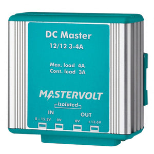 Mastervolt Converters & Reducers - DC/DC Master Series with Isolator - 12VDC Input - 12VDC Ouput - (3 Amp)