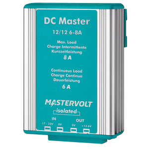 Mastervolt Converters & Reducers - DC/DC Master Series with Isolator - 12VDC Input - 12VDC Ouput - (6 Amp)