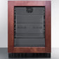 Summit ASDG2411PNR 24" Wide Built-in Beverage Center, ADA Compliant (panel Not Included)