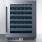 Summit SDHW2442LHD 24" Wide Built-in Wine Cellar