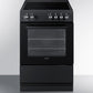 Summit REXT24BL 24" Wide Electric Smooth-top Range