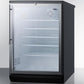 Summit SCR600BGLHV 24" Wide Beverage Center