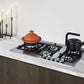 Summit GCJ536SSLP 34" Wide 5-burner Propane Gas Cooktop In Stainless Steel