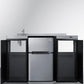 Summit CK55ADASINKL 54" Wide All-in-one Kitchenette, ADA Counter Height