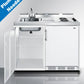 Summit C48ELPUMPMB 48" Wide Mobile All-in-one Kitchenette, No Plumbing Needed
