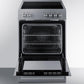 Summit REXT24SS 24" Wide Electric Smooth-top Range