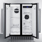 Summit FFRF24SSCSS 24" Wide Built-in Refrigerator-freezer