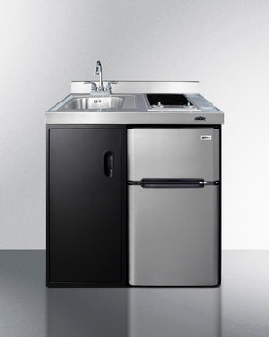 Summit CK36ELGLASS 36" Wide All-in-one Kitchenette