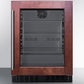 Summit ASDG2411PNR 24" Wide Built-in Beverage Center, ADA Compliant (panel Not Included)