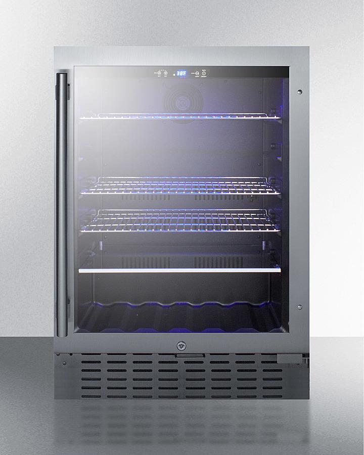 Summit SCR2466BCSS 24" Wide Built-in Beverage Cooler
