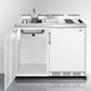 Summit C48ELPUMPMB 48" Wide Mobile All-in-one Kitchenette, No Plumbing Needed
