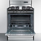 Summit TTM23027BKSW 30" Wide Gas Range