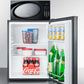 Microwave/refrigerator Combination