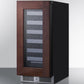 Summit SDHW1532PNR 15" Wide Built-in Wine Cellar (panel Not Included)