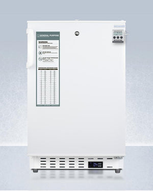 Summit ADA404REFCAL 20" Wide Built-in Healthcare All-refrigerator, ADA Compliant