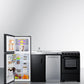 Summit ACK80HT 80" Wide All-in-one Kitchenette With Range and Dishwasher