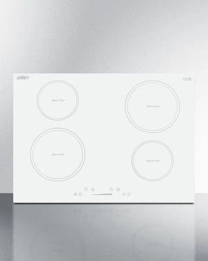 Summit SINC4B302W 30" Wide 208-240v 4-zone Induction Cooktop