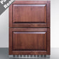 Summit SPRF34D7 24" Wide 2-drawer Refrigerator-freezer
