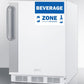 Summit FF6W7BZADA 24" Wide All-refrigerator, ADA Height