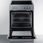 Summit REXT24SS 24" Wide Electric Smooth-top Range