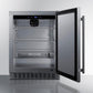 Summit ASDS2413CSS 24" Wide Built-in All-refrigerator, ADA Compliant