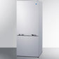 Summit FFBF151W 28" Wide Bottom Mount Refrigerator-freezer