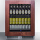 Summit SDHG2443PNRLHD 24" Wide Built-in Beverage Center (panel Not Included)