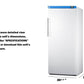 Summit URM19W 18 CU.FT. Upright Manual Defrost Refrigerator