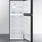 Summit FF1087BIM 24" Wide Top Mount Refrigerator-freezer With Icemaker